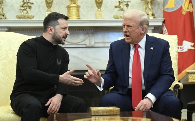 Watch: Heated Trump-Zelensky meeting at the white house