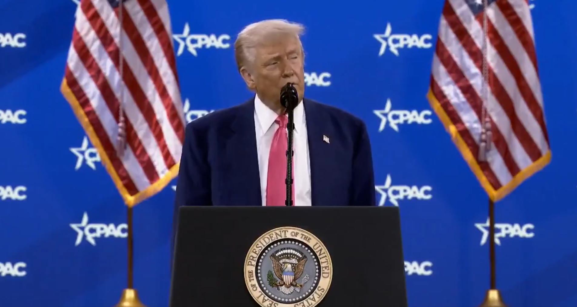 Trump lists scams unveiled by DOGE and touts achievements at CPAC speech